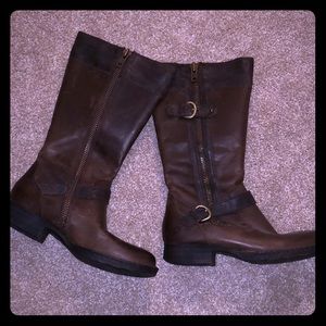 Brand new BORN leather boots. NEVER WORN ONCE.